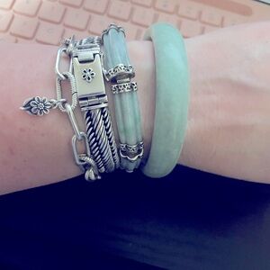 Green Jade Bangle